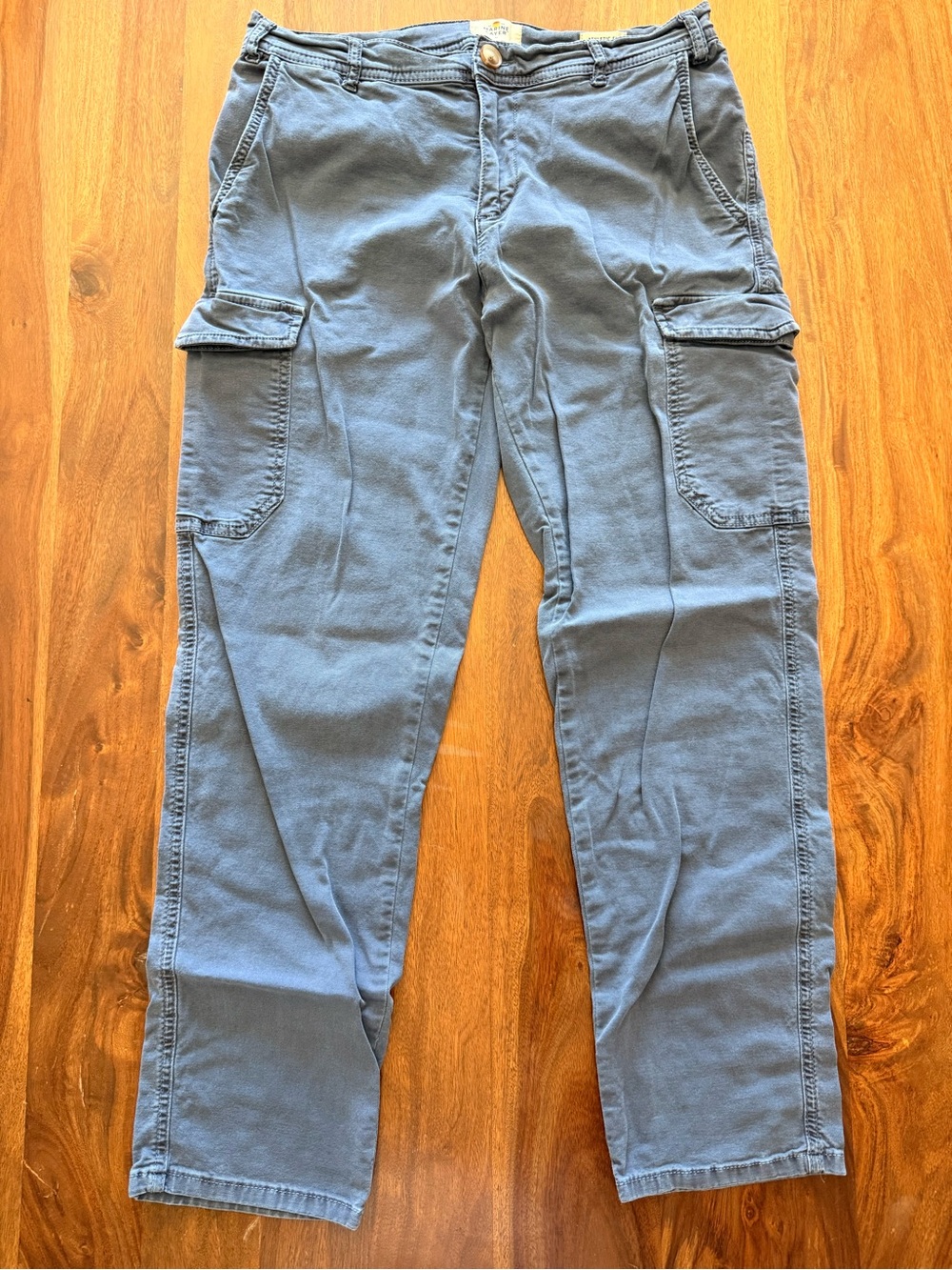 Marine Layer Men's Cargo Pants in Slate Blue
